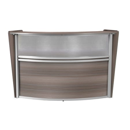 Regency 32 in D X 45.5 in H, 72 in W X Wood, Plexi, Driftwood Grey 77310GY